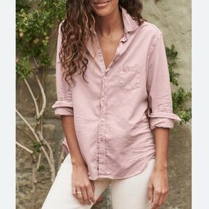 Frank and Eileen Denim Shirt EILEEN Pink Sz Small Womens